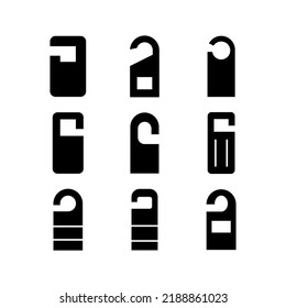do not disturb icon or logo isolated sign symbol vector illustration - Collection of high quality black style vector icons

