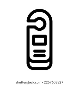 do not disturb icon or logo isolated sign symbol vector illustration - high quality black style vector icons
