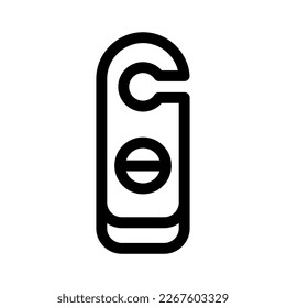 do not disturb icon or logo isolated sign symbol vector illustration - high quality black style vector icons
