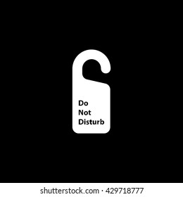 Do Not Disturb Icon On Black Background