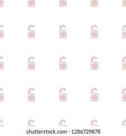 do not disturb icon pattern seamless white background. Editable line do not disturb icon. do not disturb icon pattern for web and mobile.