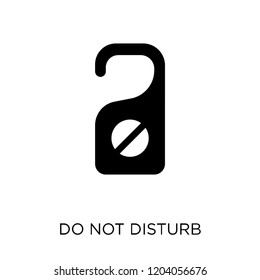 Do not disturb icon. Do not disturb symbol design from Hotel collection. Simple element vector illustration on white background.