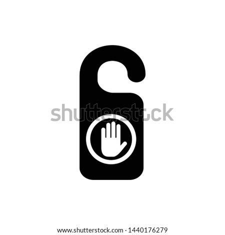 Do not disturb icon symbol vector illustration