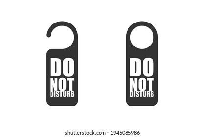 Do not disturb icon.  Template vector illustration. Door flat vector icon.