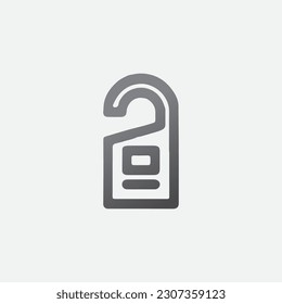 Do not disturb Icon Vector Editable Color