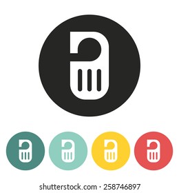do not disturb icon.vector illustration.