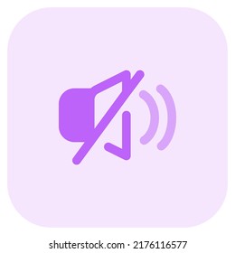 Do not disturb mode with mute logotype