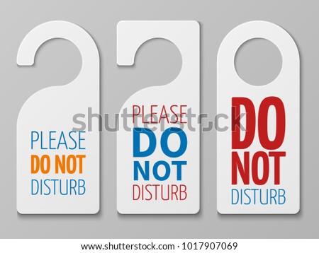 Similar – Image, Stock Photo Please do not disturb