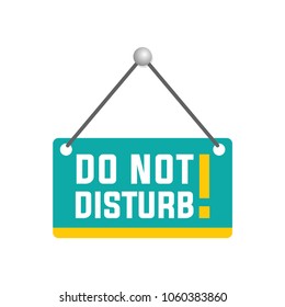 do not disturb sign