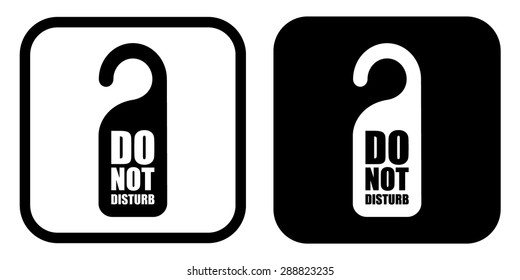 Do Not Disturb Sign Circle Vector Stock Vector Royalty Free 400263454