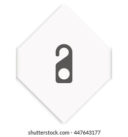 Do not disturb sign.