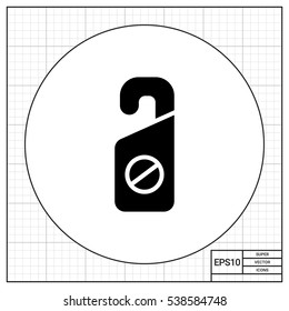 Do not disturb sign