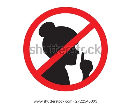 Do Not Disturb Sign Clip Art Illustration