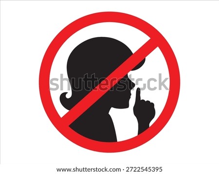 Do Not Disturb Sign Clip Art Illustration