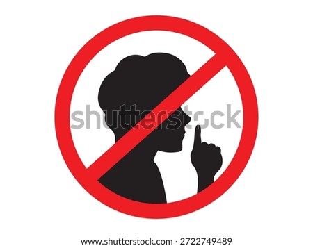 Do Not Disturb Sign Clip Art Illustration