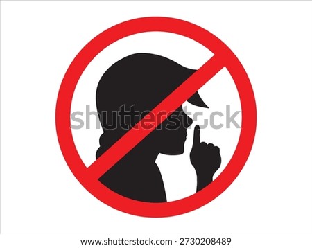 Do Not Disturb Sign Clip Art Illustration