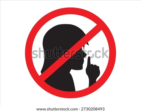 Do Not Disturb Sign Clip Art Illustration