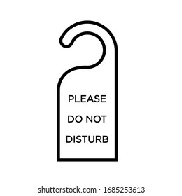 Do Not Disturb sign isolated template