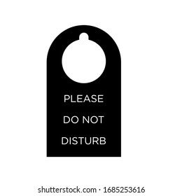 Do Not Disturb sign isolated template