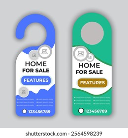 
Do Not Disturb Sign labels Door hanger mockup