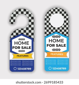 Do Not Disturb Sign labels Door hanger mockup