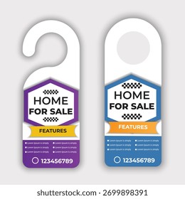 Do Not Disturb Sign labels Door hanger mockup