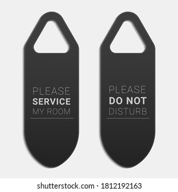 Do Not Disturb Sign Template Door Stock Vector (Royalty Free ...