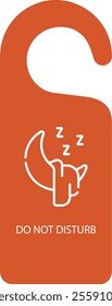 do not disturb sign for templates.