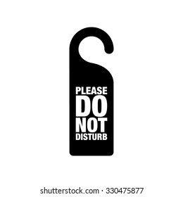 Hotel Sign Do Not Disturb Door Stock Vector (Royalty Free) 1241491492