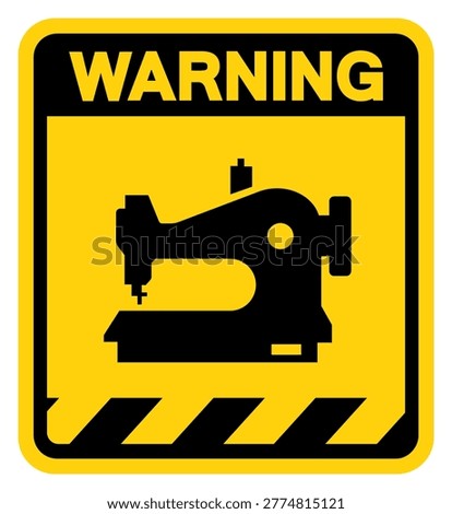 Do Not Disturb The Tailor Warning Sign, Vector Illustration, Isolate On White Background Label.EPS10