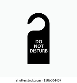 Do Not Disturb Vector Prohibition Applied Stock Vector (Royalty Free ...