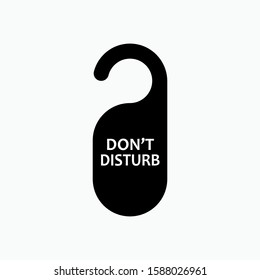 
Do Not Disturb - Vector, Prohibition.  Applied for Design, Presentation, Website or Apps Elements.