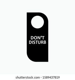 Do Not Disturb Vector Prohibition Applied Stock Vector (Royalty Free ...