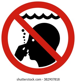  Do not dive
Water Safety Signs-These Activities Are Prohibited In This Area.