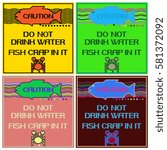 Do not drink water.
Caution for the human body.Fish crap in it.