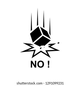 Do Not Drop. Package Handling. Delivery Rule Symbol.