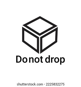 do not drop sign symbol vector illustration.