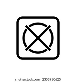 Do not dry icon design. isolated on white background. vector illustration