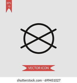 Do not dry vector icon illustration symbol