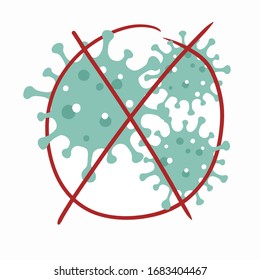 Do not enter germs, Virus protection, coronavirus, coivd19