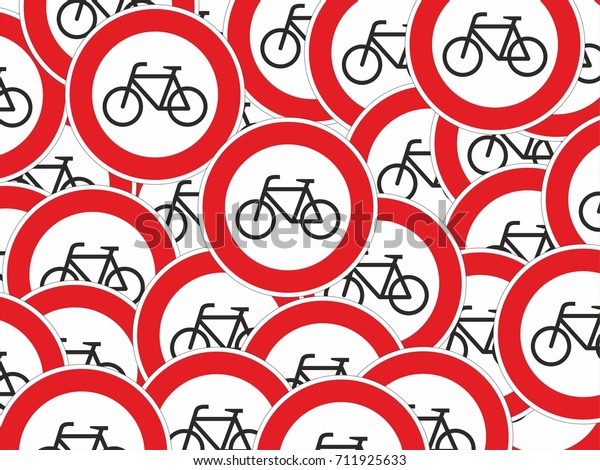 do not enter no entry for bike bicycle traffic\
sign background vector