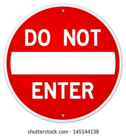 Do Not Enter Sign