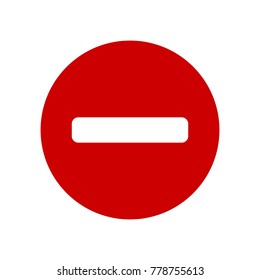 do not enter sign