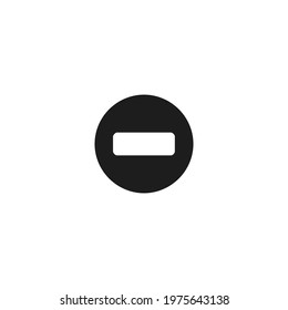 Do not enter sign icon vector on a white background