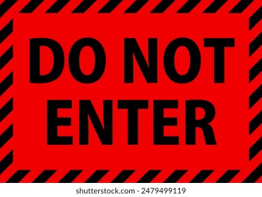Do not enter sign illustration
