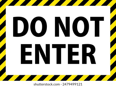 Do not enter sign illustration