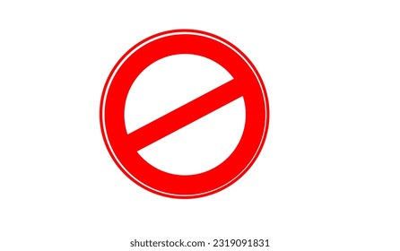  do not enter sign with red and white color