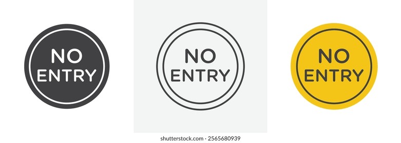 Do not enter sign vector in black and colored versions