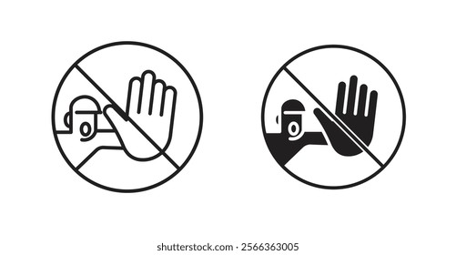 Do not enter sign vector in line stroke and flat versions