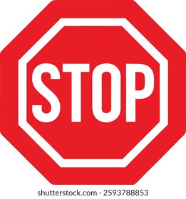 Do not enter sign vector Stop do not enter vector icon isolated on white background